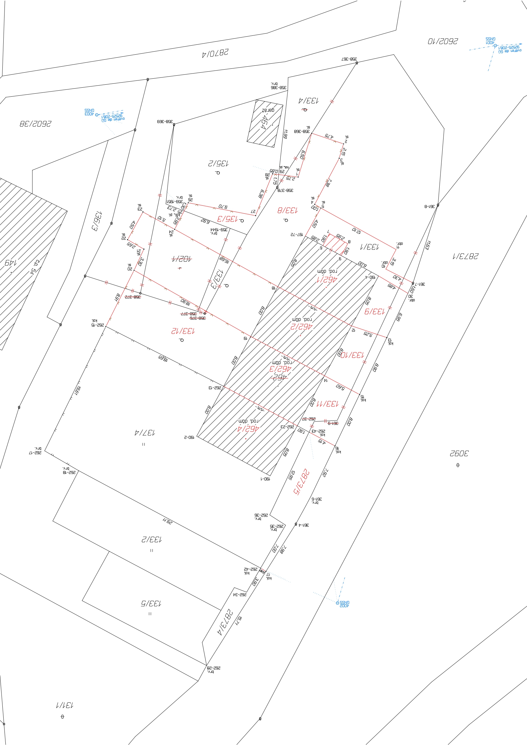 vytyceni hranic pozemku